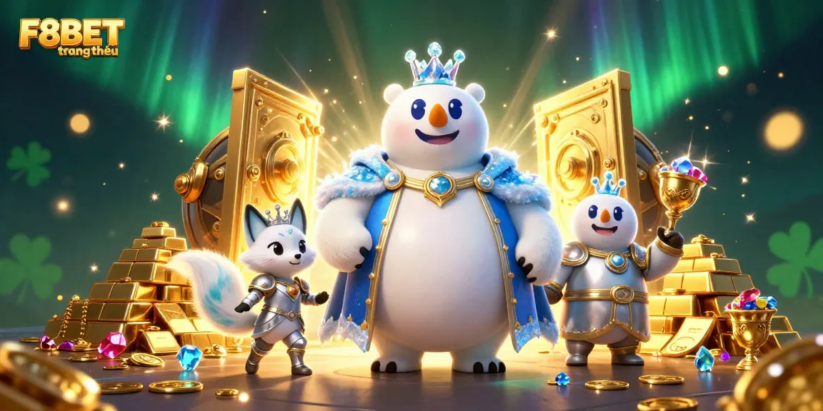 Win big at F8BET trang chủ with vibrant casino scenes featuring gold treasures and immersive gameplay.